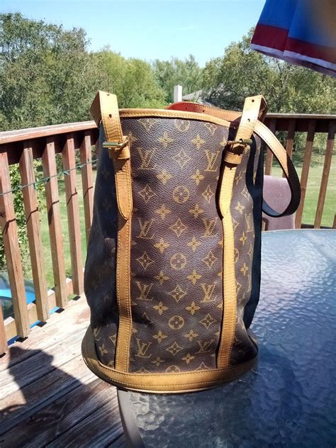 LOUIS VUITTON Monogram Bucket GM M42236 Bag Shoulder Tote 